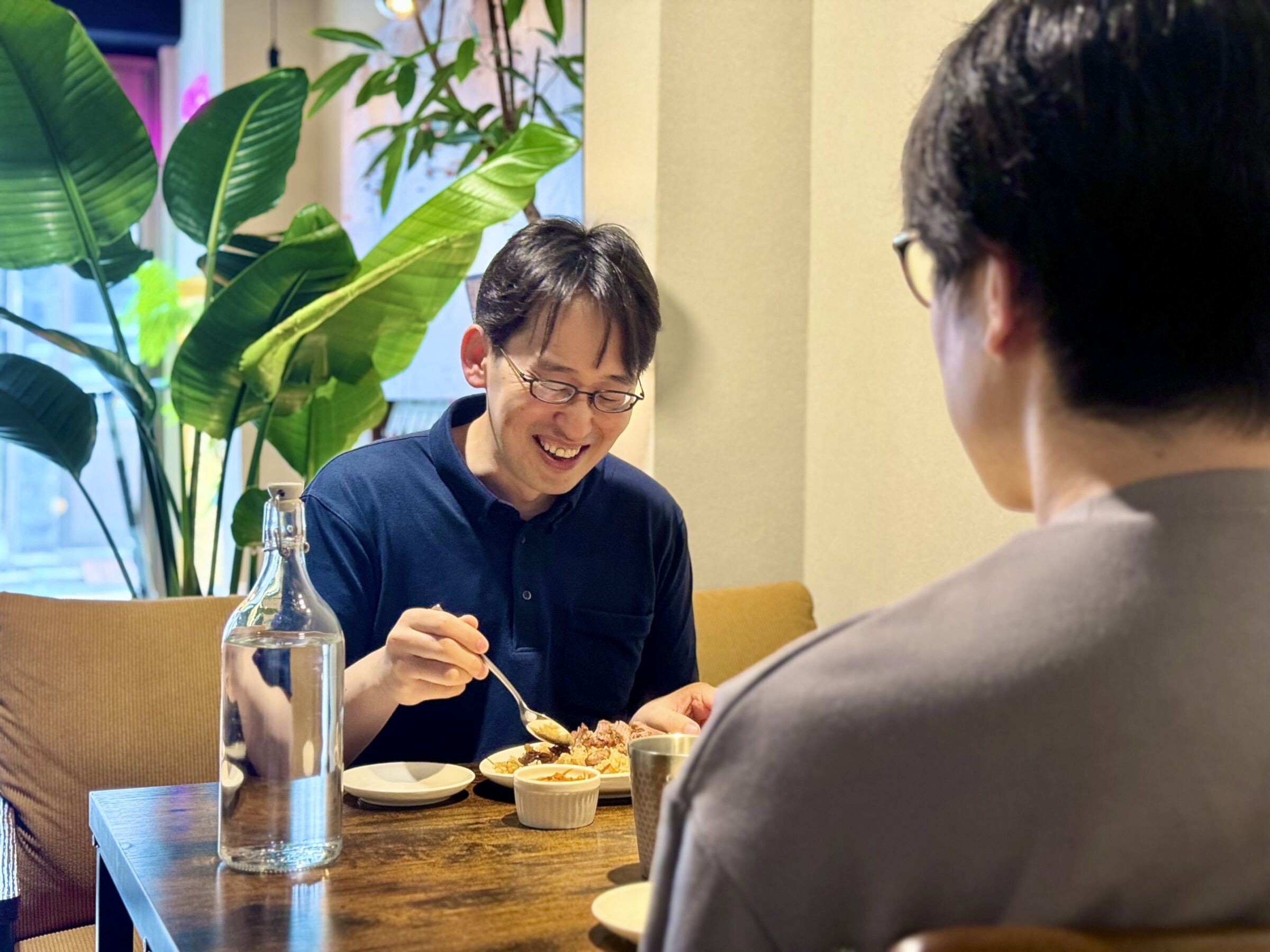 ランチの様子（長谷川さん）